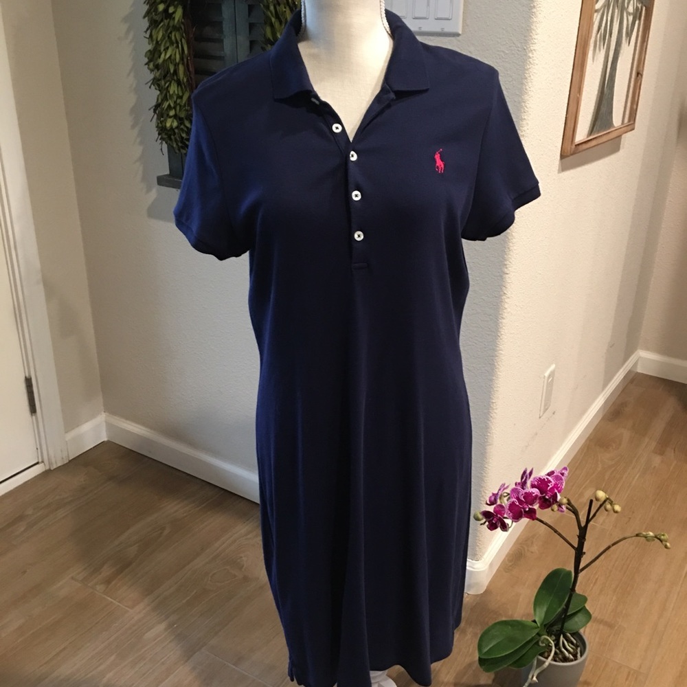 Ralph Lauren Polo Dress, Navy size L